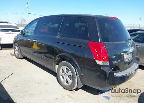 2008 Nissan Quest 3.5 z USA, uszkodzony, nr VIN 5N1BV28U68N102510